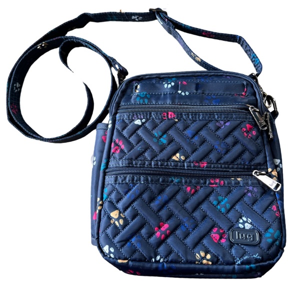 lug Bags Lug Can Can Xl Convertible Crossbody Bag In Paws Navy